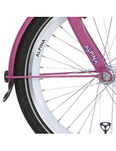 Alpina spatbordstang set 22 GP candy pink