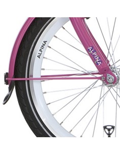 Alpina spatbordstang set 16 GP candy pink