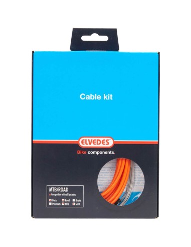 Elvedes schakel kabel kit ATB/RACE oranje