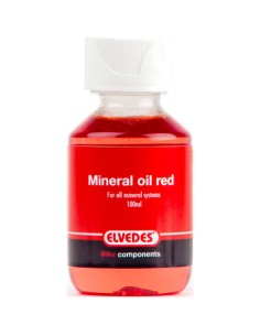 Elvedes mineraal olie 100ml rood