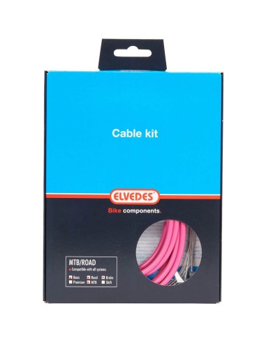 Elvedes remkabel kit ATB/RACE pink