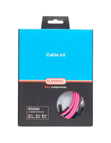 Elvedes schakel kabel kit ATB/RACE pink