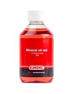 Elvedes mineraal olie 250ml rood