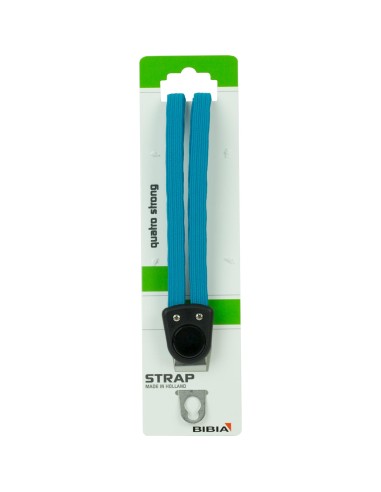 Bibia snelbinder Quatro strong blauw/groen op kaart