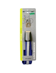 Widek triobinder 24 blauw/zilver