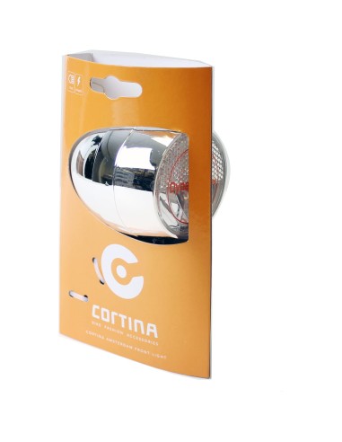 Cortina koplamp Amsterdam dynamo chroom