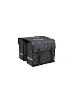 Cameo fietstas dubbel Tara black 25L