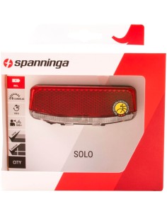 Spanninga achterlicht Solo Xb batterij 50/80mm