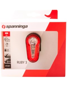 Spanninga achterlicht Ruby 3 batterij zadelpen