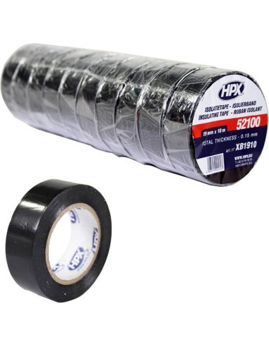 Nitto rol tape 10 mtr zwart (10 stuks)