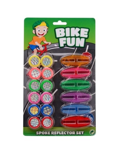 Bike Fun spaakreflectoren 18 stuks op kaart