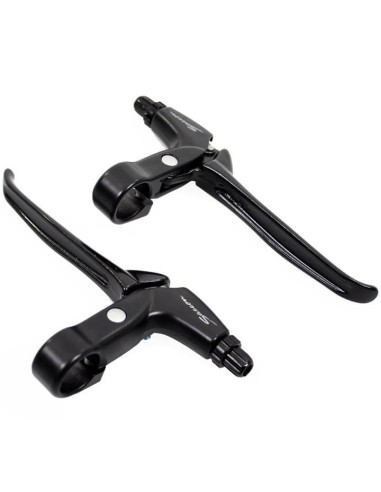 Saccon remgreep set L211 canti/rollerbrake zwart/zwart