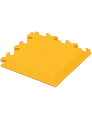 Cyclus hoeklijst 13,5x13,5x0,7cm PVC geel