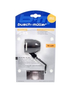 Busch + Müller koplamp Lumotec IQ-XS dynamo 70 lux