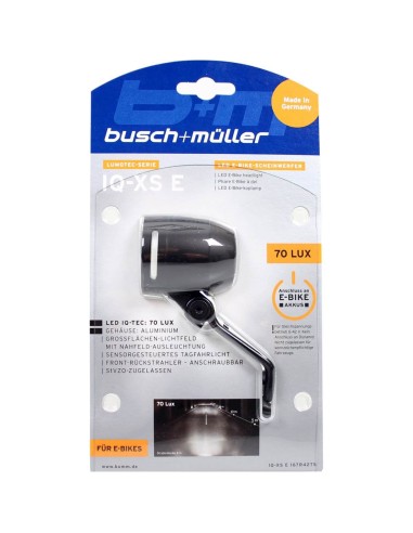 Busch + Müller koplamp Lumotec IQ-XS E-bike 6-42v 70 lux