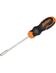 IceToolz nippelsleutel 4-kant 3.6mm met handvat