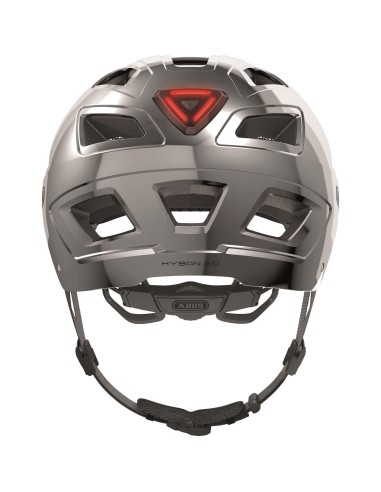 Abus helm Hyban 2.0 chrome silver M 52-58cm
