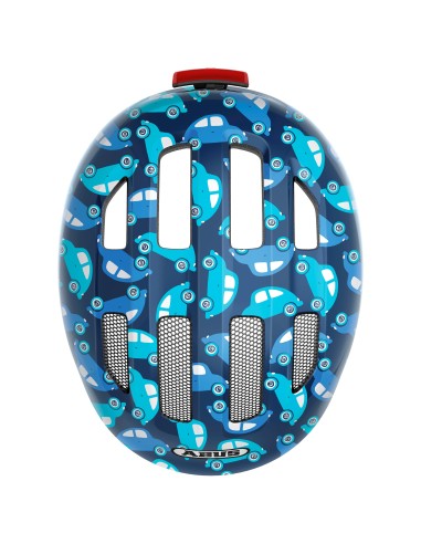 Abus helm Smiley 3.0 LED blue car S 45-50cm