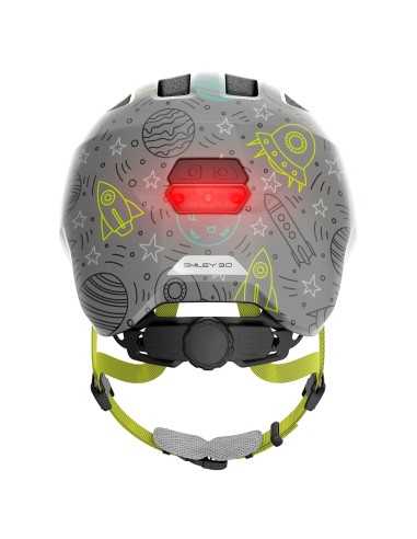 Abus helm Smiley 3.0 LED grey space S 45-50cm