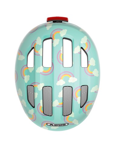 Abus helm Smiley 3.0 LED blue rainbow M 50-55cm