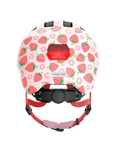 Abus helm Smiley 3.0 LED rose strawberry S 45-50cm
