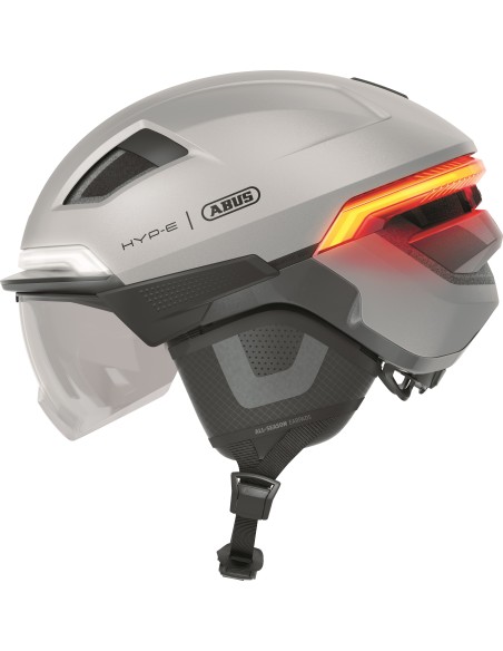 Abus helm Hyp-E Ace gleam silver L 57-61cm