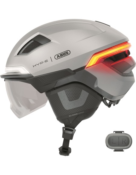 Abus helm Hyp-E Ace gleam silver L 57-61cm