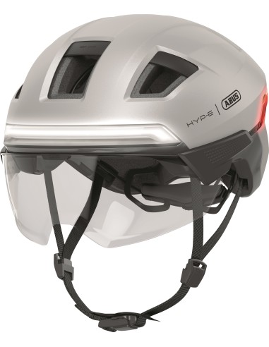 Abus smart helm Hyp-E Bl.Ace gleam silver S 51-55cm
