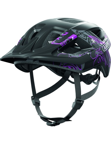 Abus helm Aduro 3.0 LED maori blackberry S 51-55cm