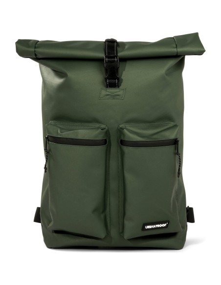 Urban Proof rugtas Rolltop backpack recycled groen 20L
