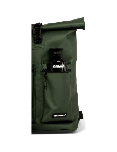 Urban Proof rugtas Rolltop backpack recycled groen 20L