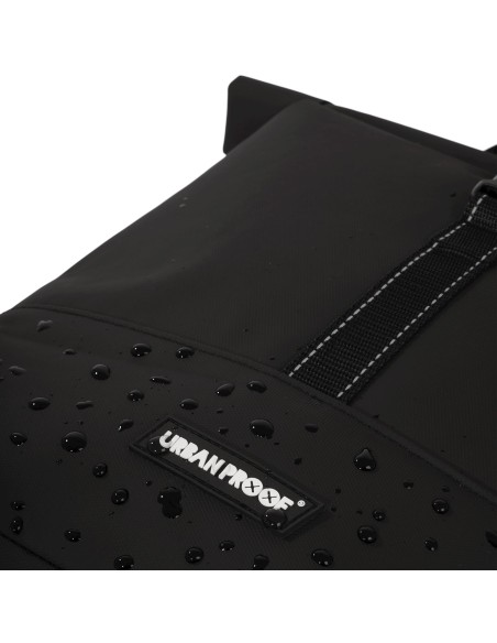 Urban Proof fietstas dubbel Rolltop bag recycled zwart 38L