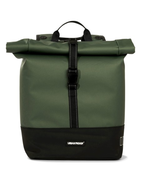 Urban Proof fietstas dubbel Rolltop bag recycled groen 38L