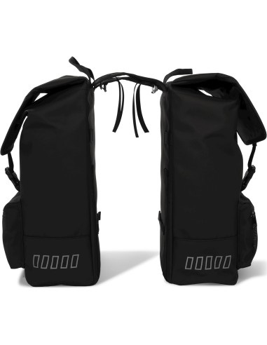 Urban Proof fietstas dubbel Cargo bag recycled zwart 38L