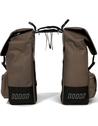 Urban Proof fietstas dubbel Cargo bag recycled bruin 38L