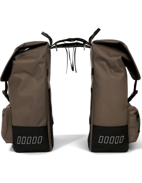 Urban Proof fietstas dubbel Cargo bag recycled bruin 38L