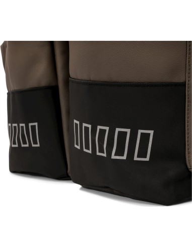 Urban Proof fietstas dubbel Cargo bag recycled bruin 38L
