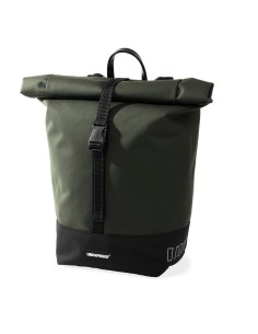 Urban Proof fietstas enkel Rolltop bag recycled groen 20L