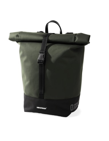 Urban Proof fietstas enkel Rolltop bag recycled groen 20L