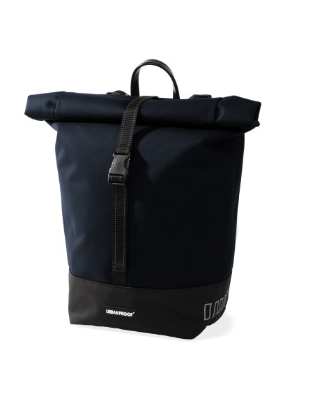 Urban Proof fietstas enkel Rolltop bag recycled blauw 20L