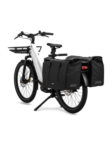 Urban Proof fietstas Longtail recycled zwart 60L