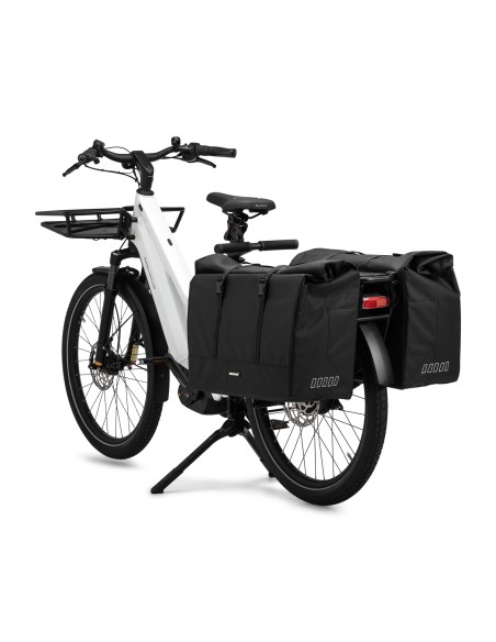Urban Proof fietstas Longtail recycled zwart 60L