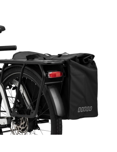 Urban Proof fietstas Longtail recycled zwart 60L