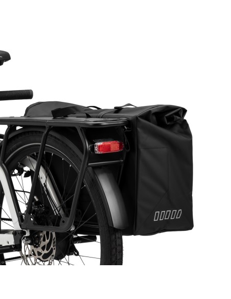 Urban Proof fietstas Longtail recycled zwart 60L