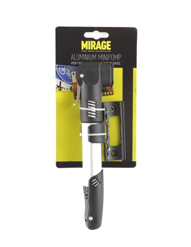 Mirage Mini pomp dualhead met frameklem uni zilver