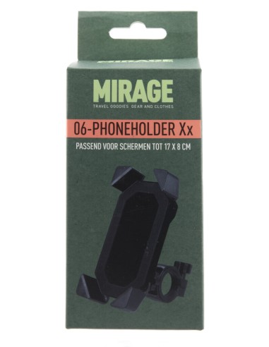 Mirage telefoonhouder Xx uni zwart