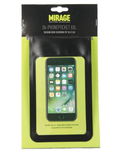 Mirage telefoonpocket XXL zwart