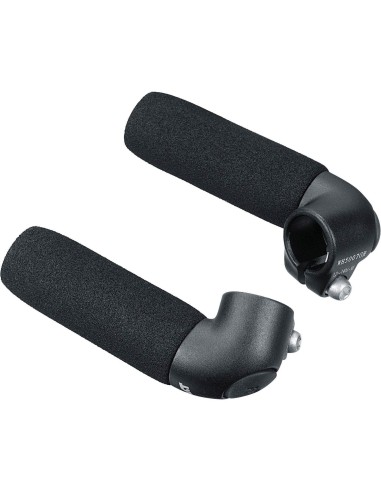 Ergotec bar-ends Touring S AL6061 zwart zand