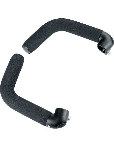 Ergotec bar-ends Touring AL6061 zwart zand