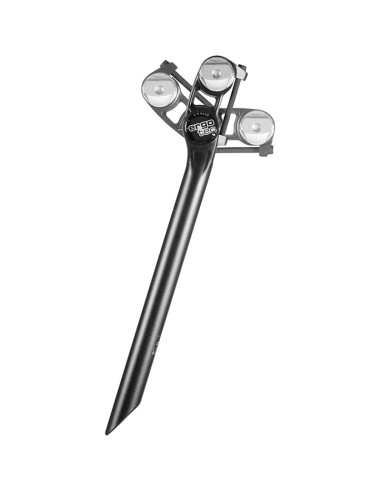 Ergotec zadelpen Futura 27.2 offset verstelbaar zw zand